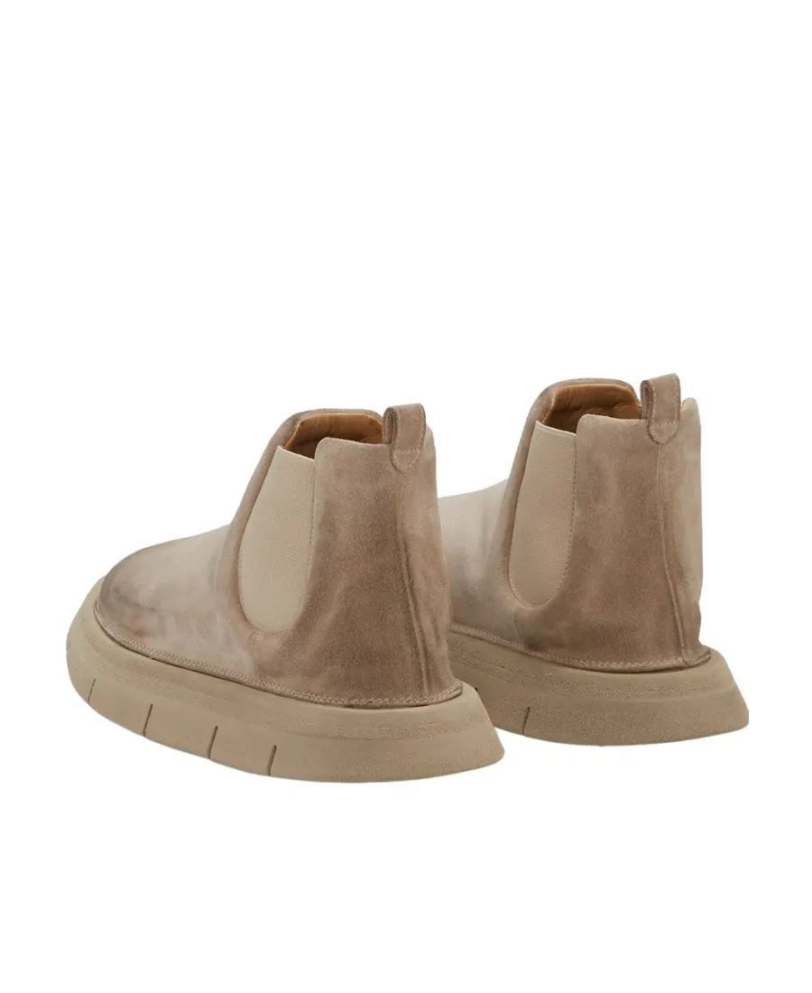 Round Toe Slip-On Boots