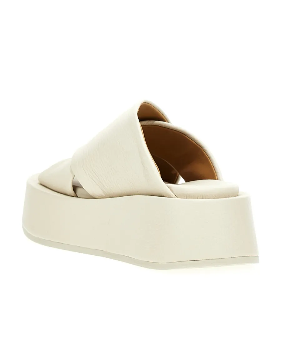 Chunky Platform Slip-On Sandals