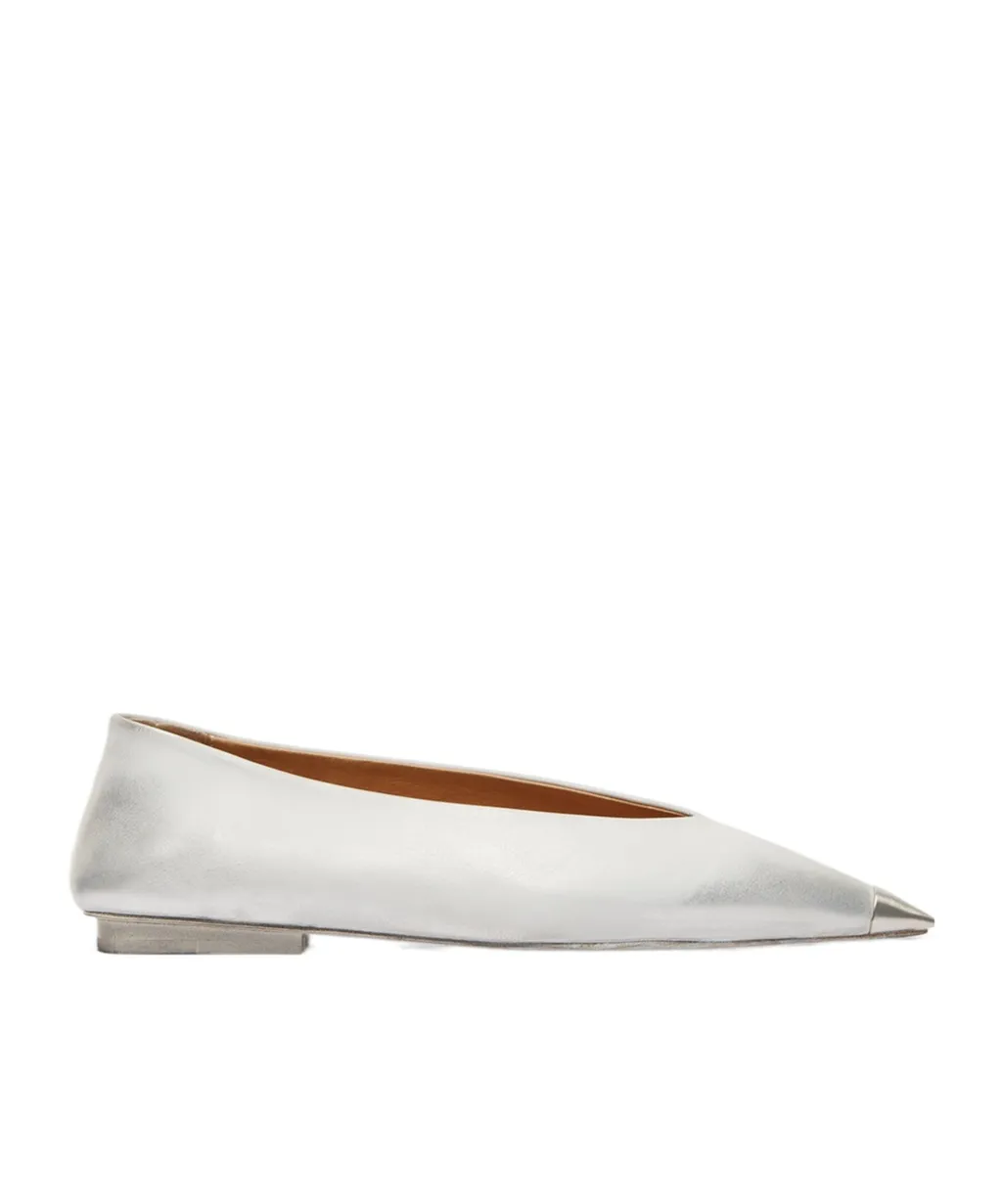 Ago Pointed Toe Ballet Flats