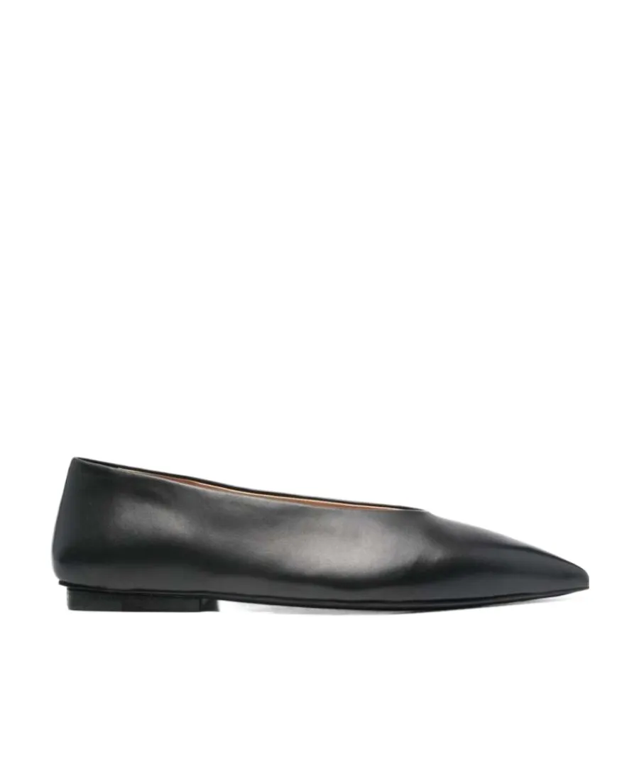 Pointed-Toe Slip-On Ballerinas