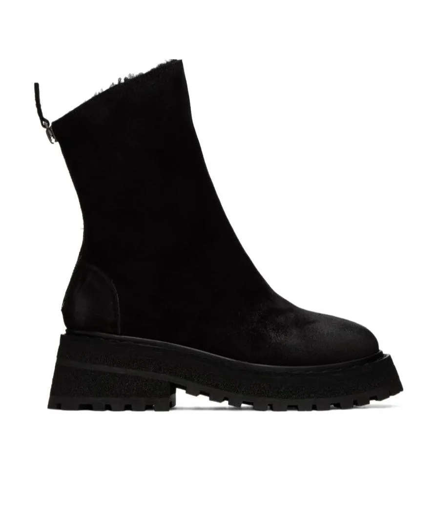Suede Short Boots