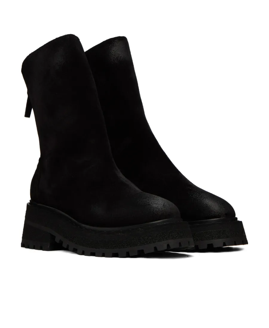 Suede Short Boots