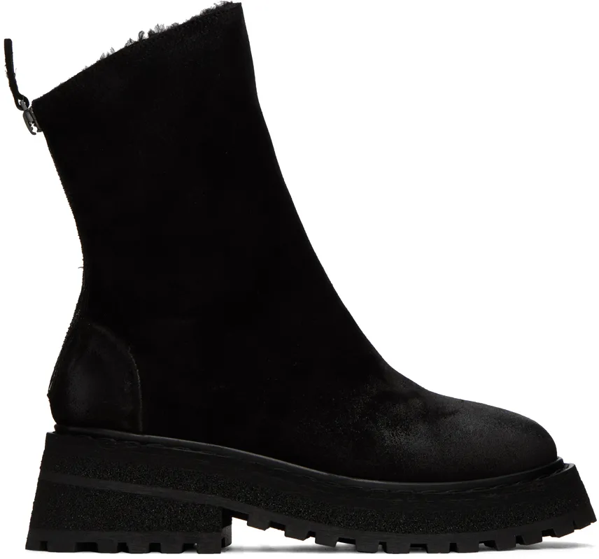 Suede Short Boots