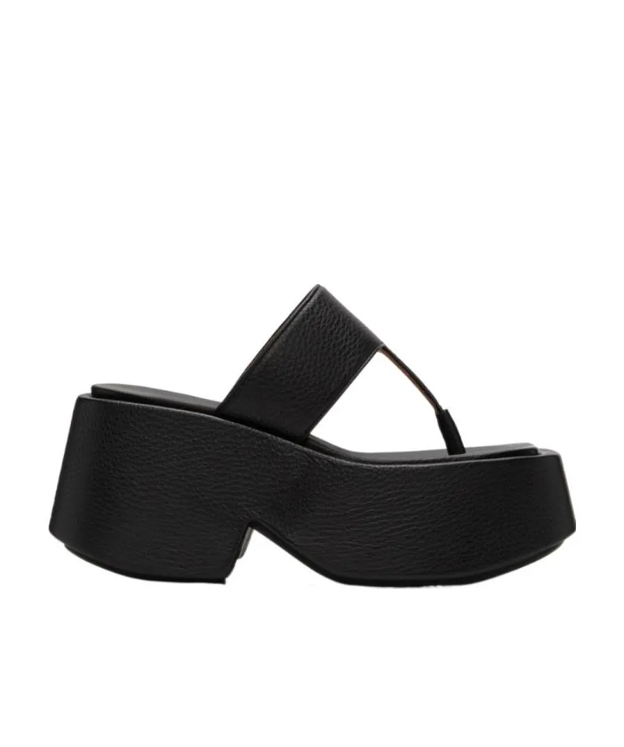 Slip-On Platform Thong Sandals