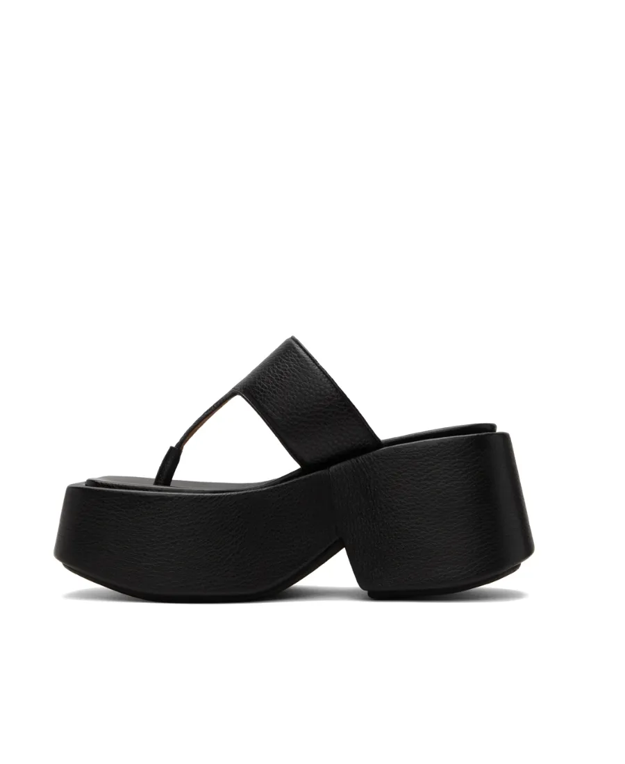Slip-On Platform Thong Sandals