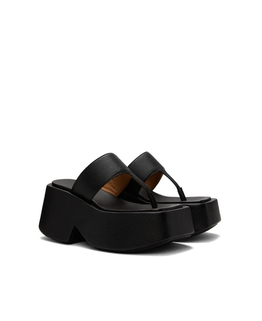 Slip-On Platform Thong Sandals