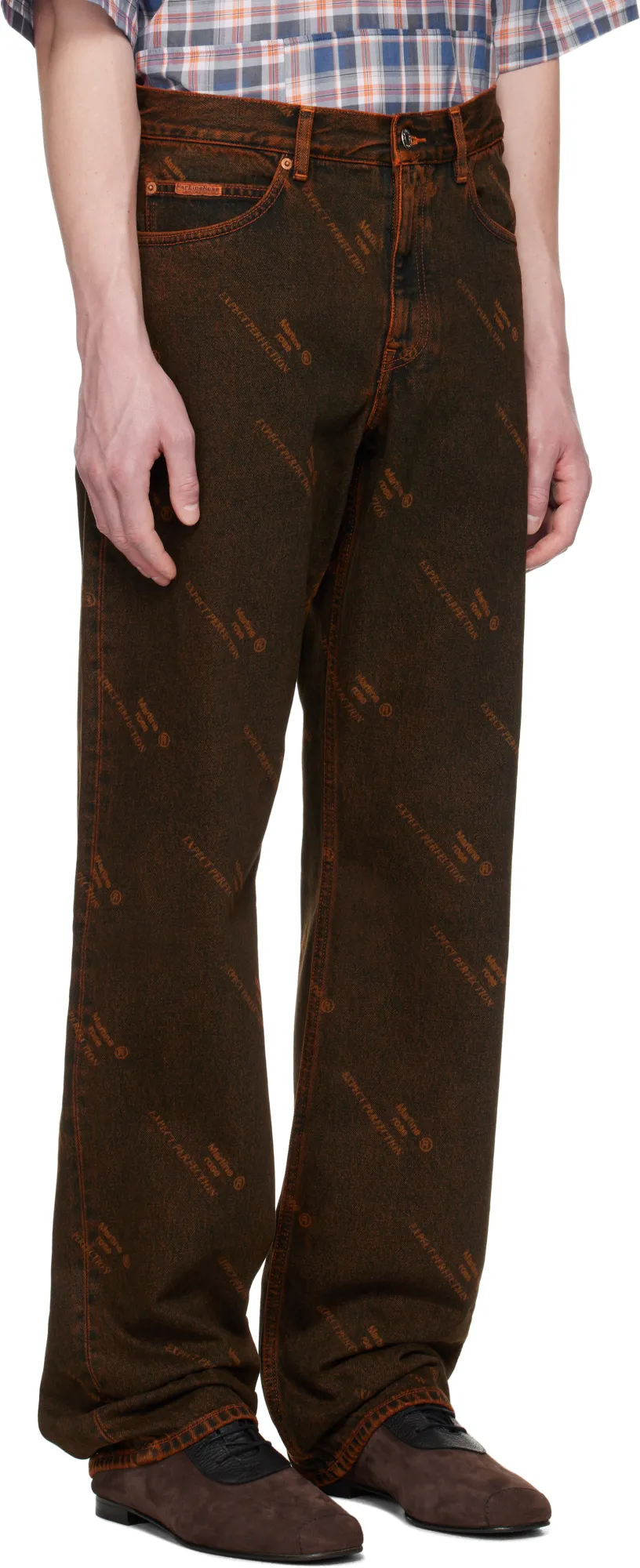 Logo-Print Jeans