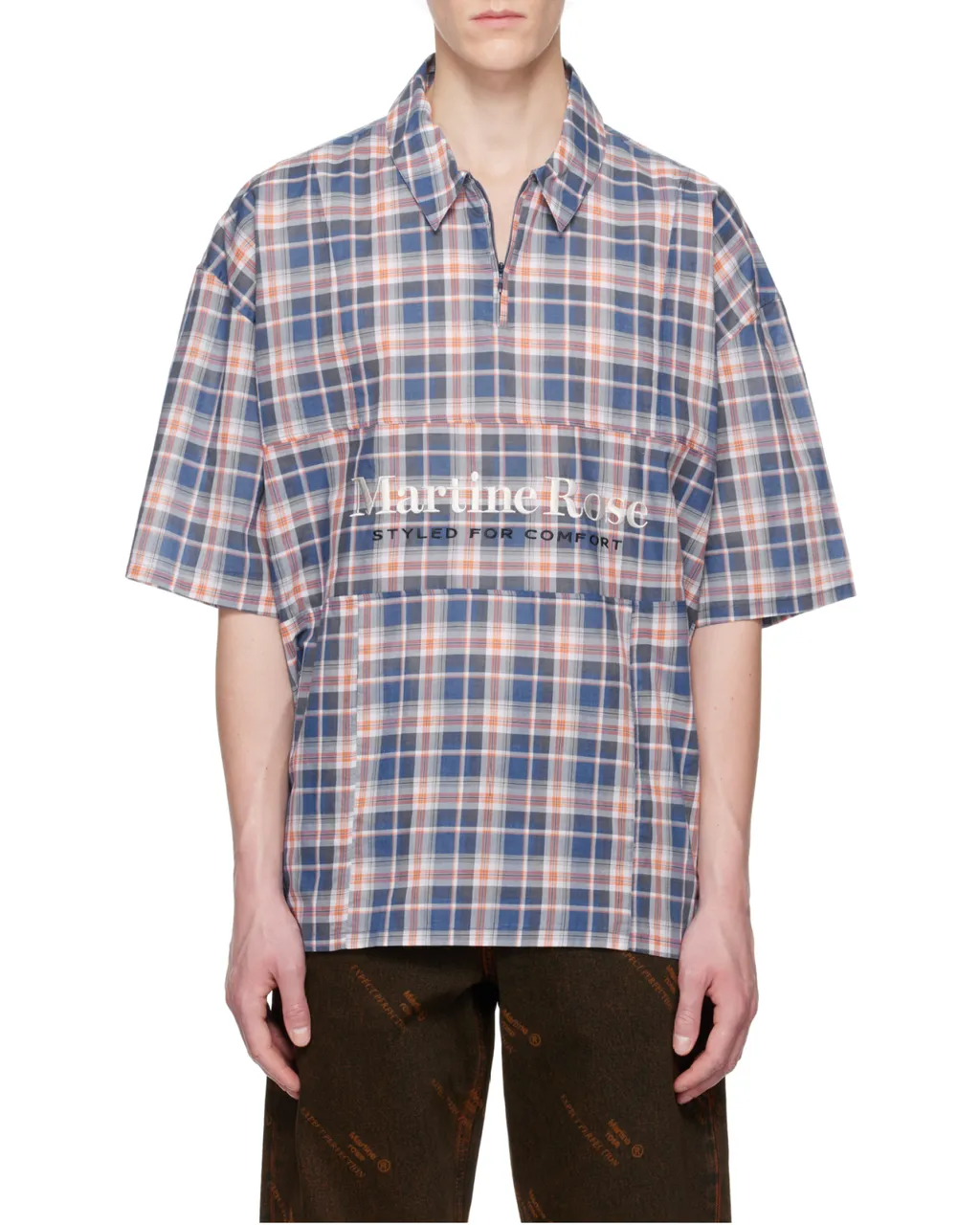 Zip-Up Polo Shirt