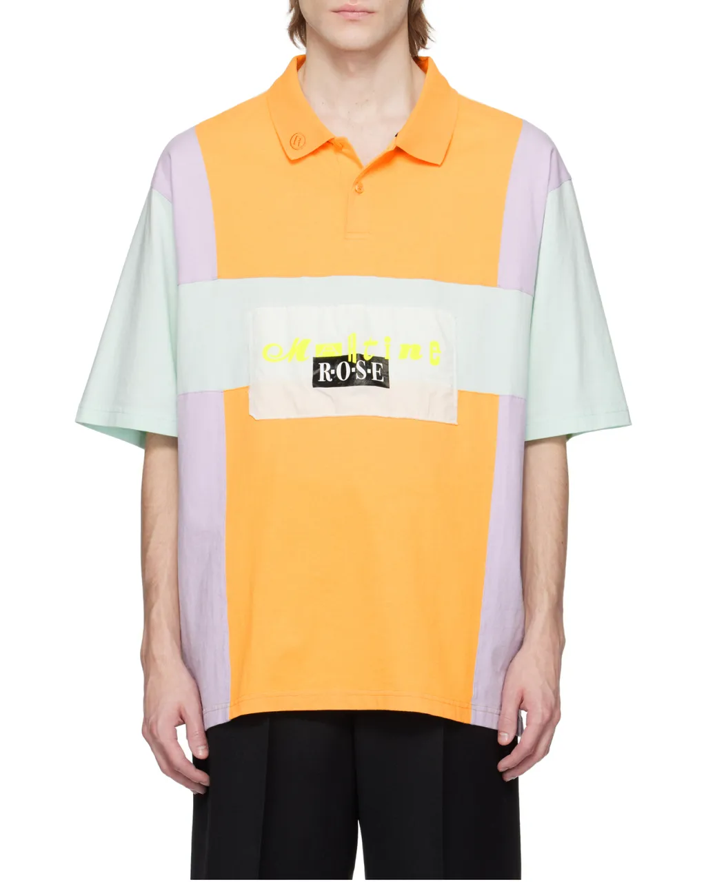 Oversized Panelled Polo