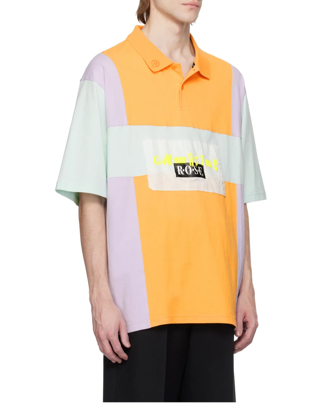 Oversized Panelled Polo