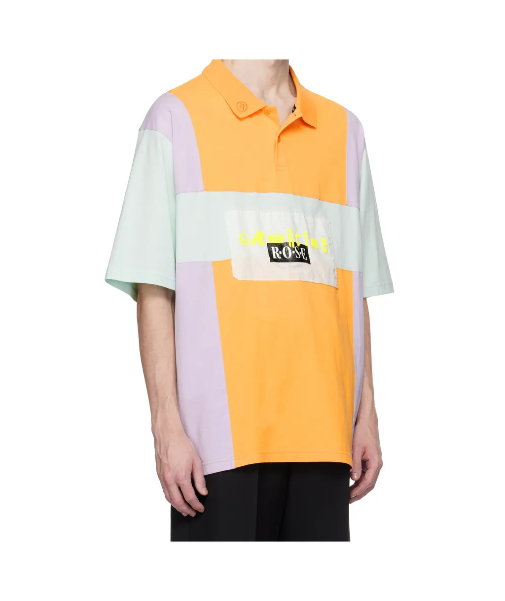 Oversized Panelled Polo