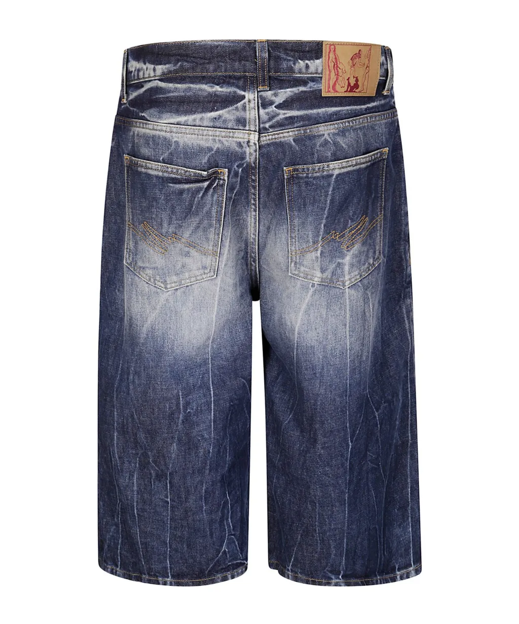 Zip Jean Short