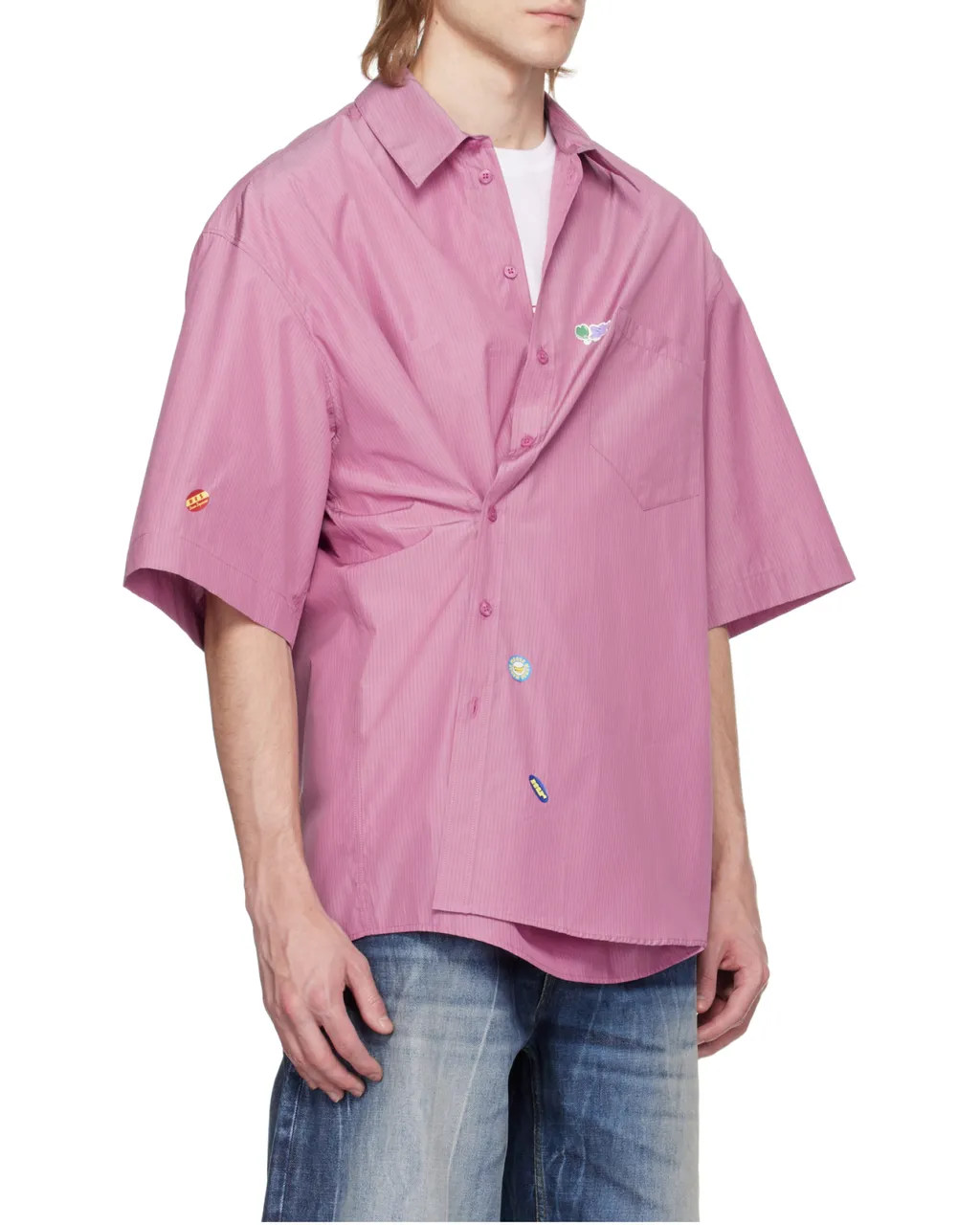 Short Sleeved Buttoned Shirt