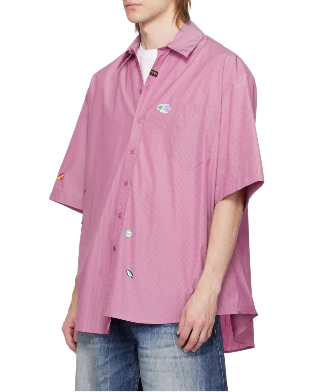 Short Sleeved Buttoned Shirt