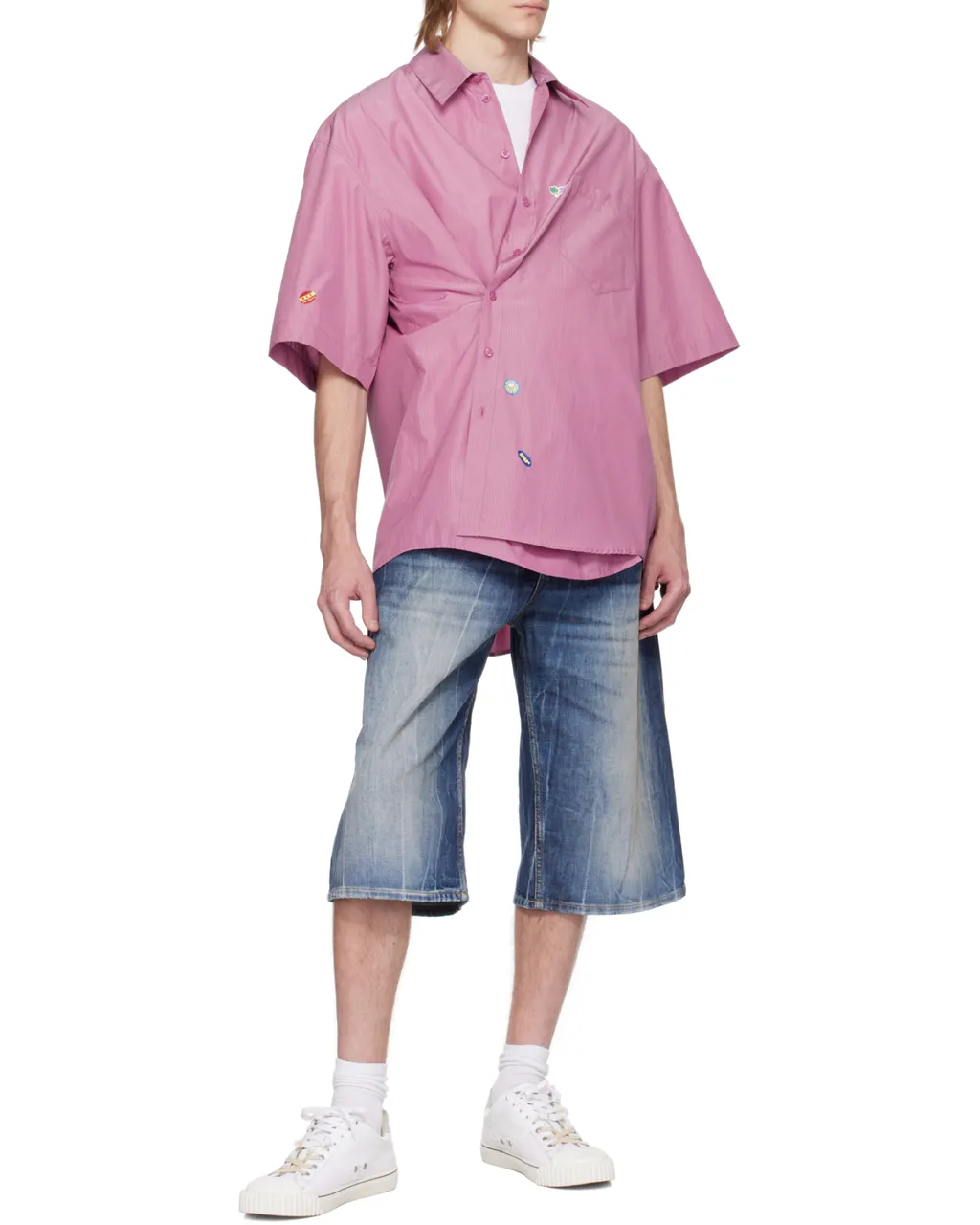 Short Sleeved Buttoned Shirt