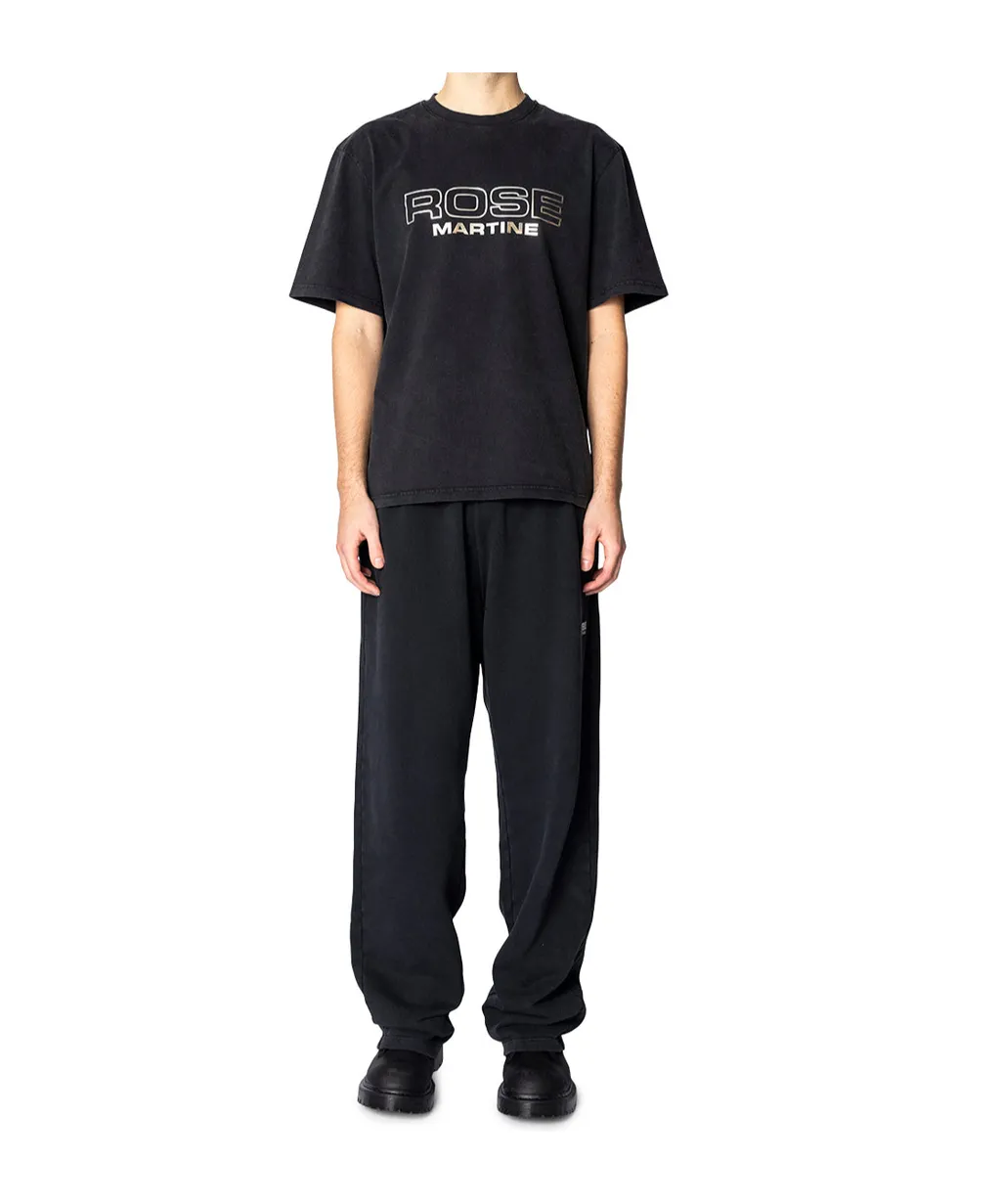 Metallic-Logo Crewneck T-Shirt