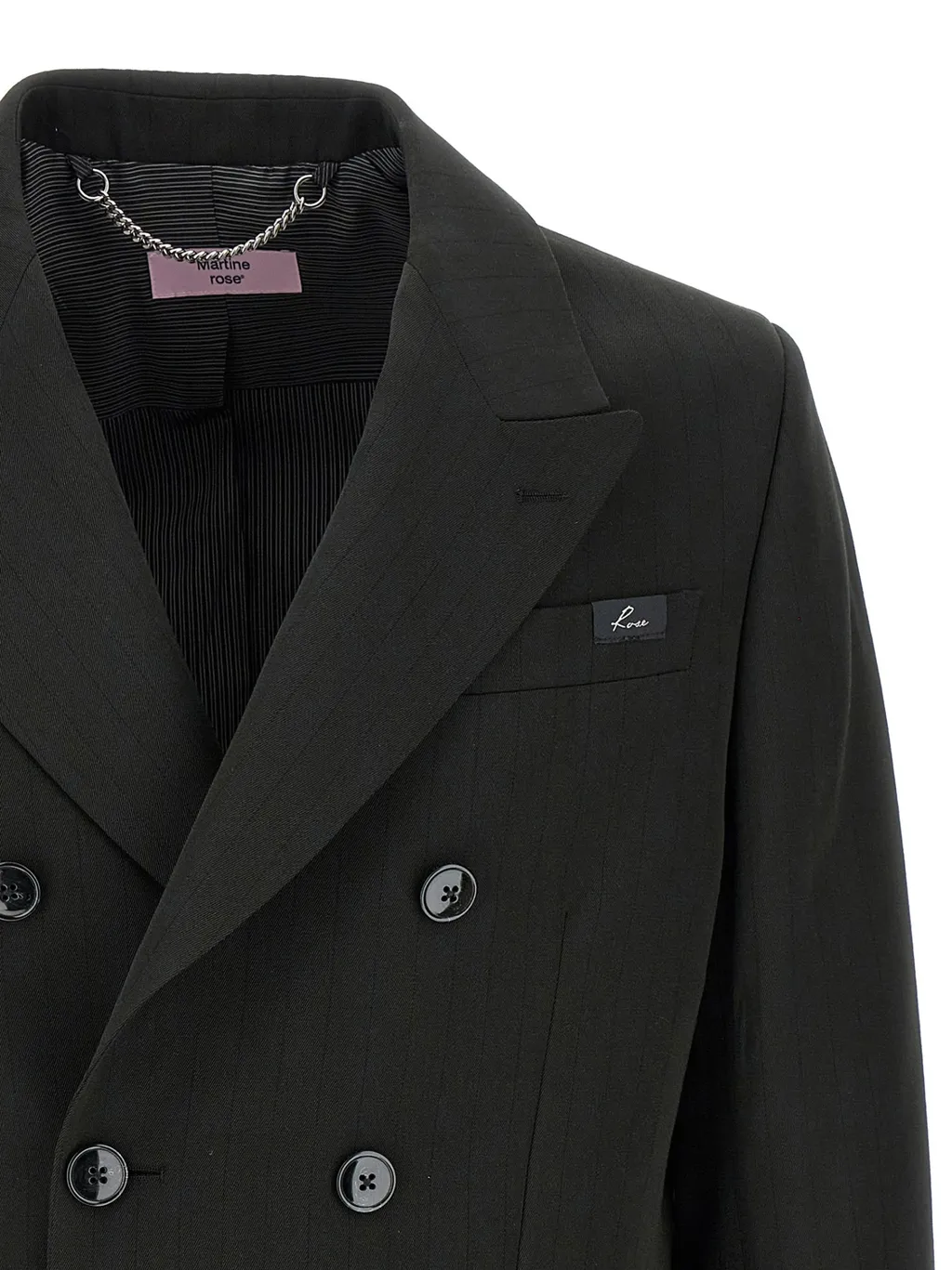 Layered Double-Breasted Blazer