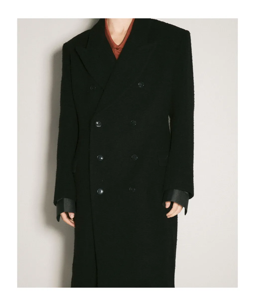 Double-Breasted Long Coat