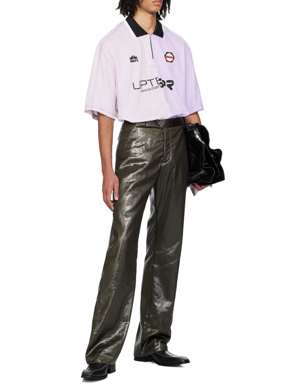 Mid-Rise Straight-Leg Trousers