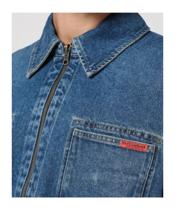 Denim Zipper Coat