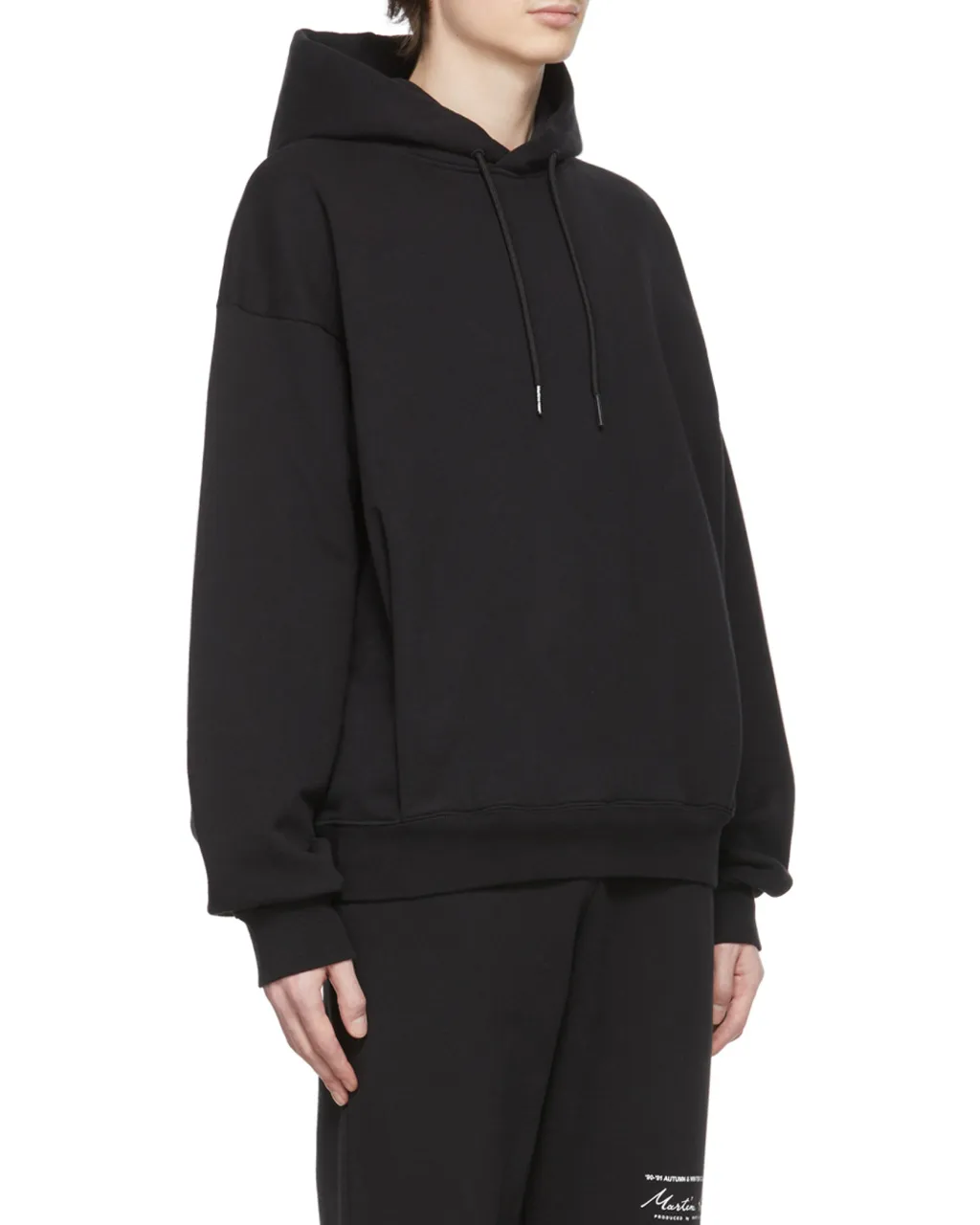 Logo-Printed Drawstring Oversized Hoodie