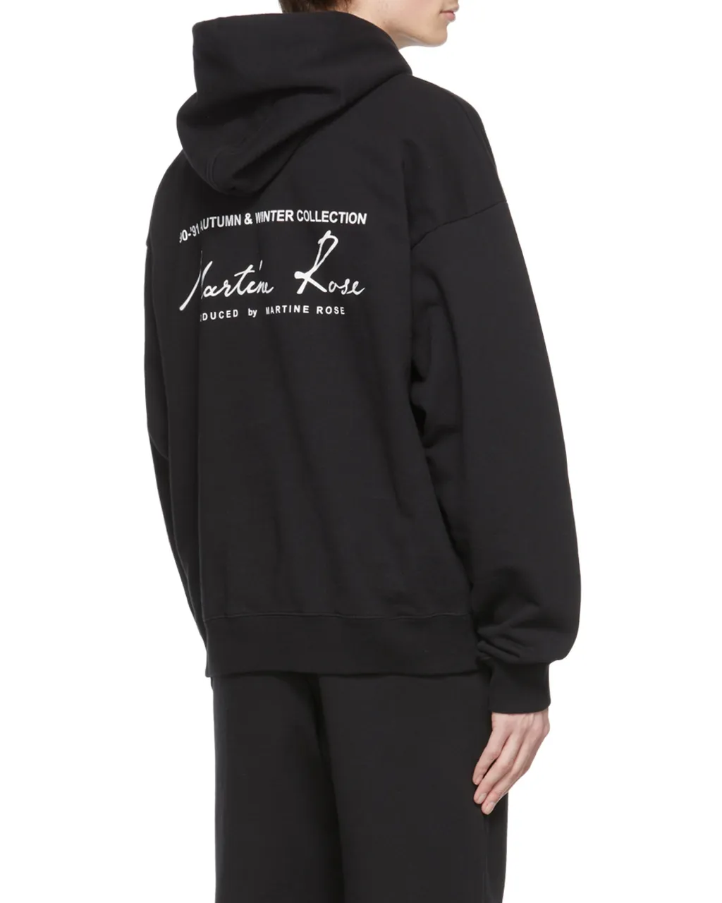 Logo-Printed Drawstring Oversized Hoodie