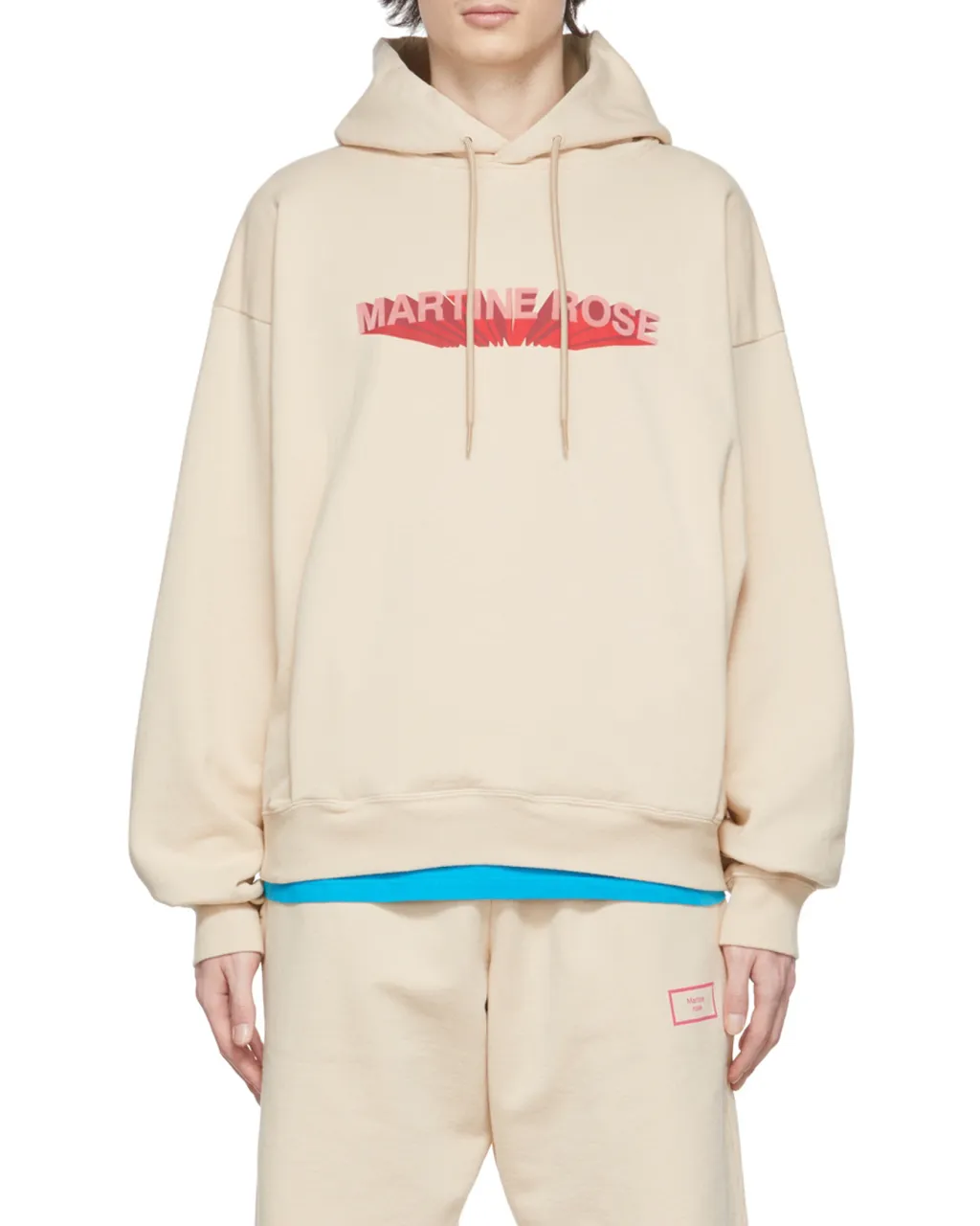 Logo Print Drawstring Hoodie