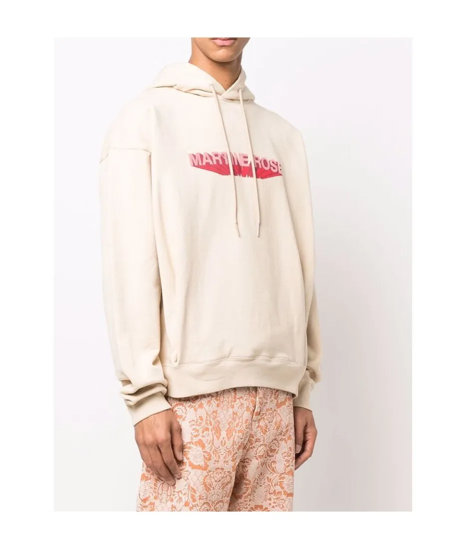 Logo Print Drawstring Hoodie