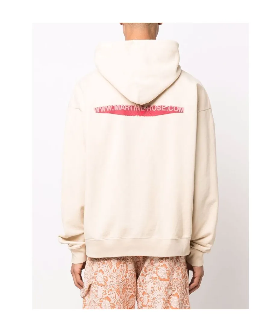 Logo Print Drawstring Hoodie