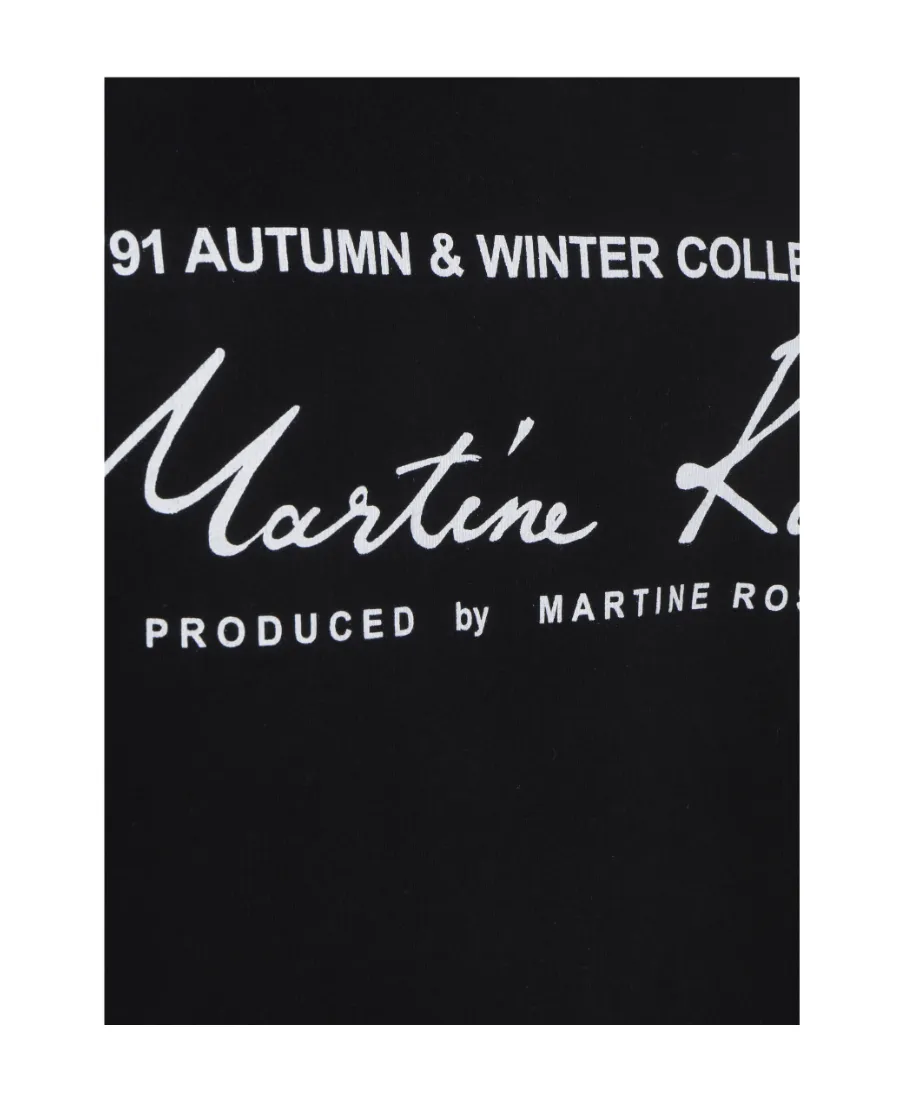 Slogan Printed Crewneck Sweatshirt