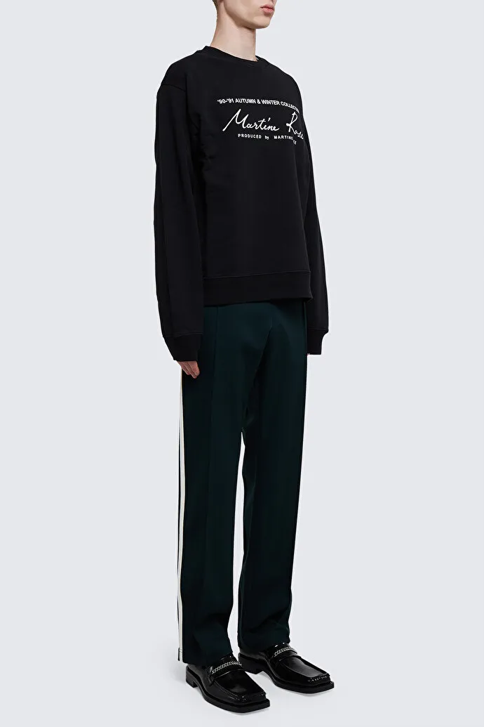 Slogan Printed Crewneck Sweatshirt