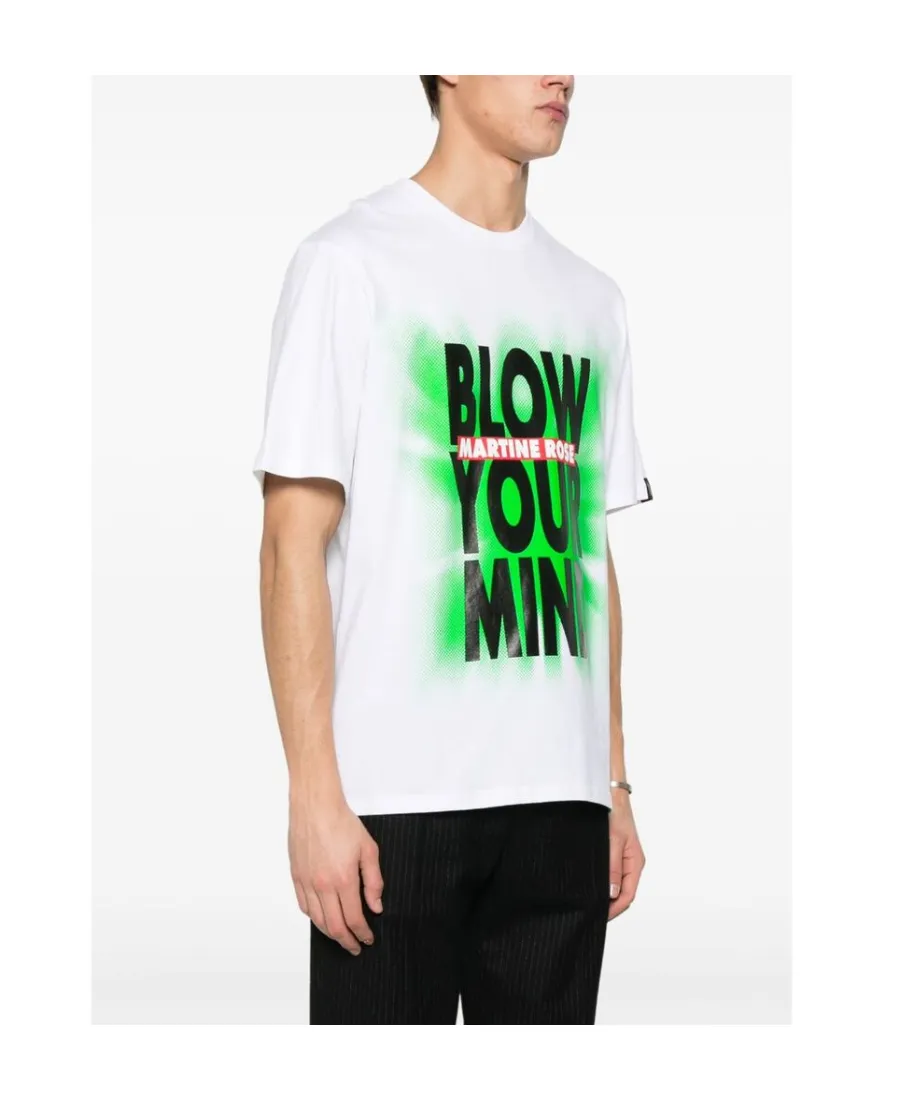 Slogan Printed Crewneck T-Shirt