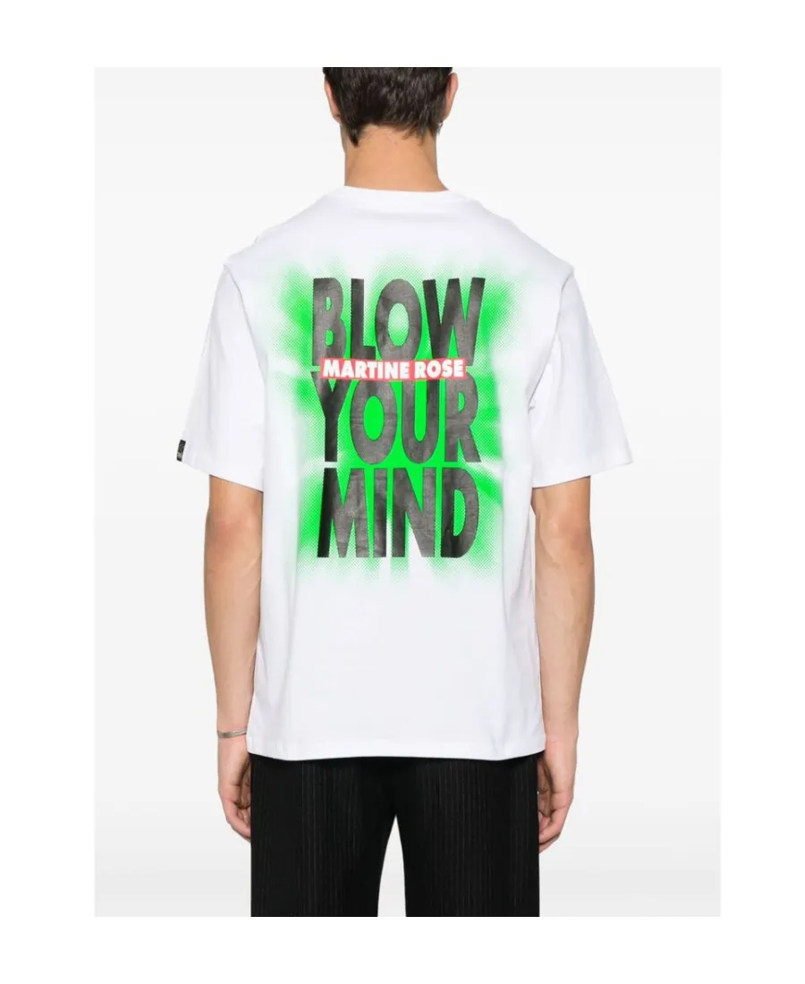 Slogan Printed Crewneck T-Shirt