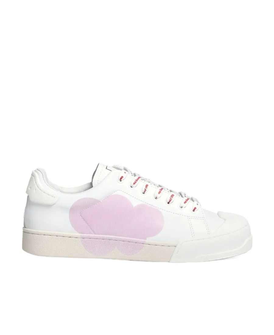 Graphic Printed Lace-Up Sneakers