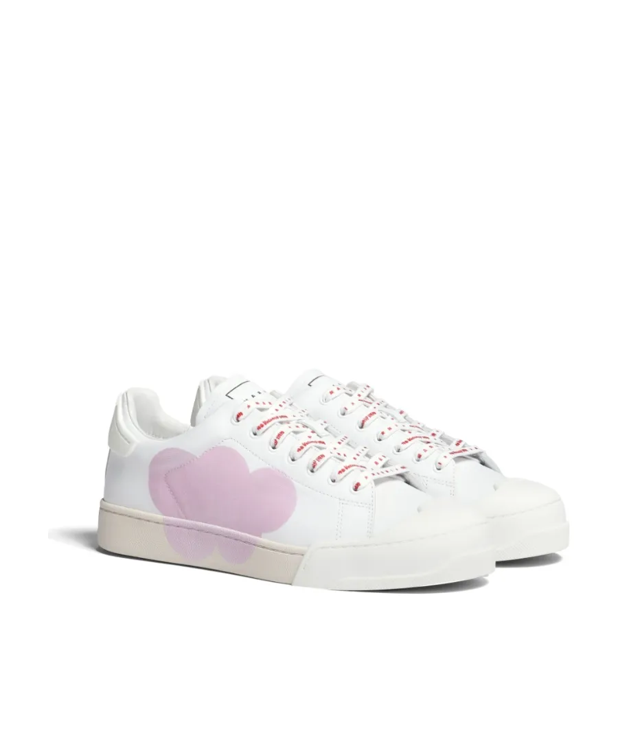 Graphic Printed Lace-Up Sneakers