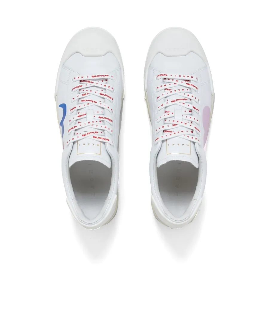 Graphic Printed Lace-Up Sneakers