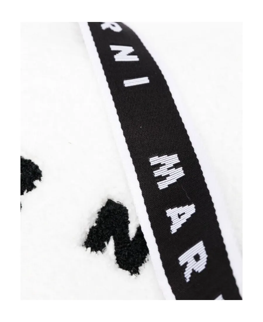 Fleece-Texture Debossed-Logo Tote Bag