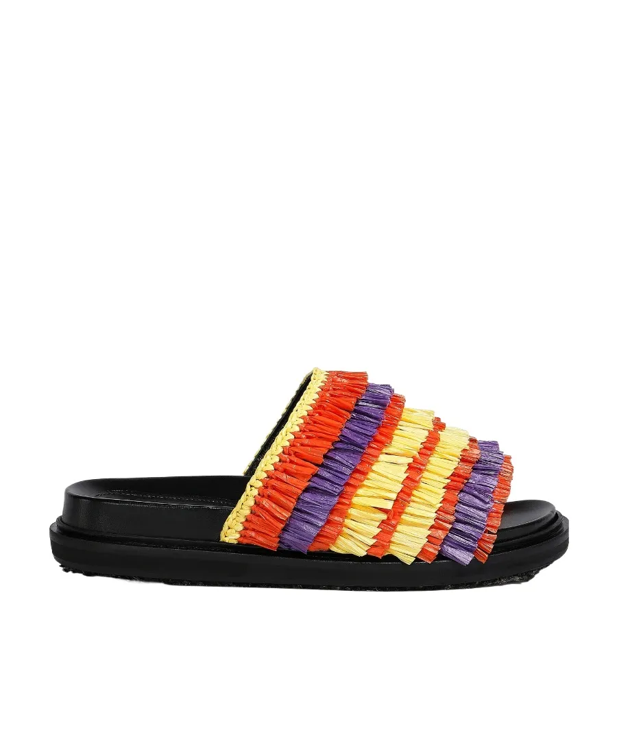 Fringe Slide Sandal