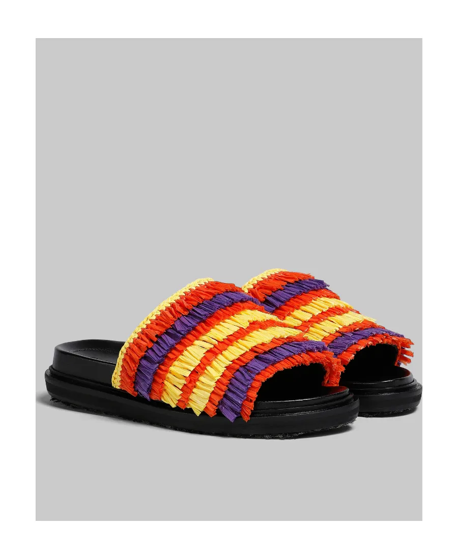 Fringe Slide Sandal