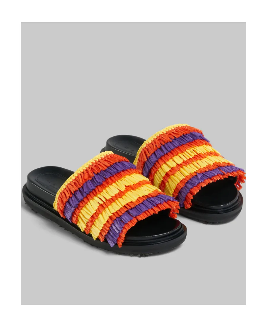 Fringe Slide Sandal