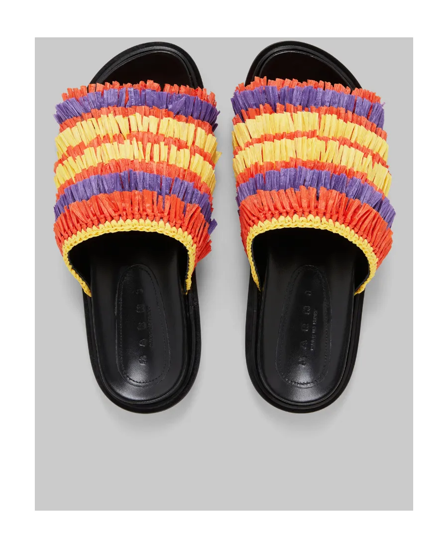 Fringe Slide Sandal