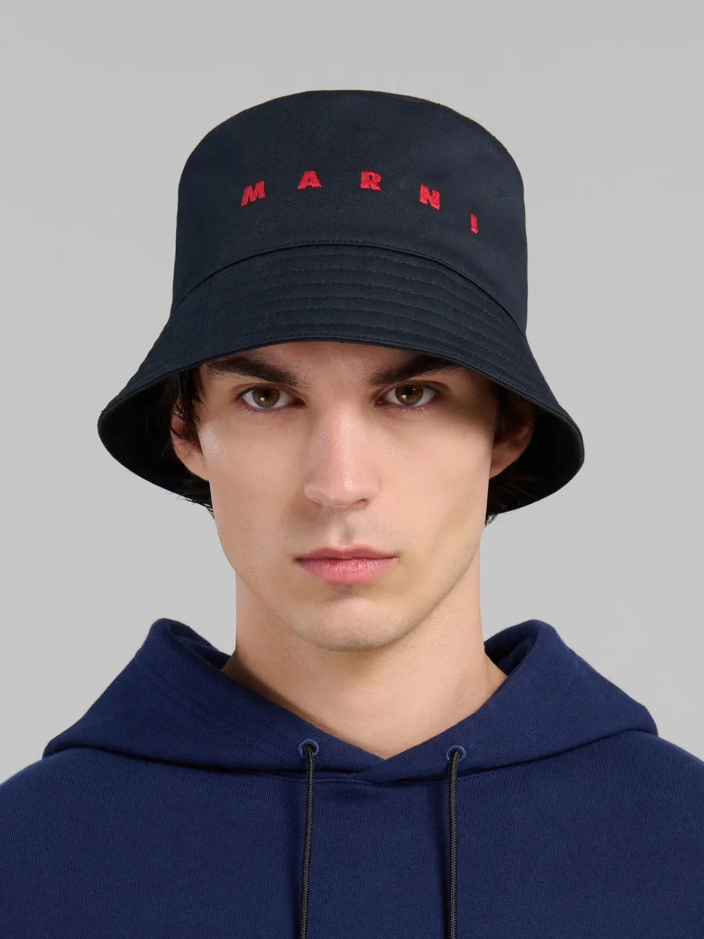 Logo Embroidered Twill Bucket Hat