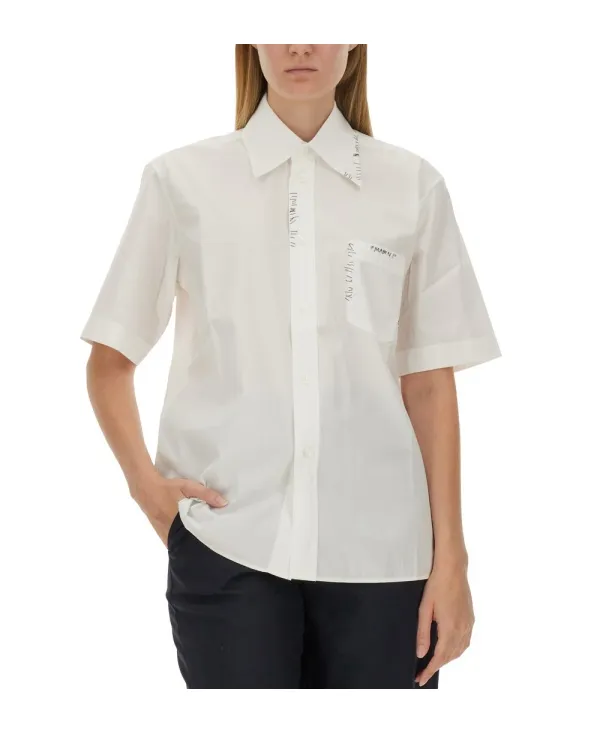 Short-Sleeved Button-Up Shirt