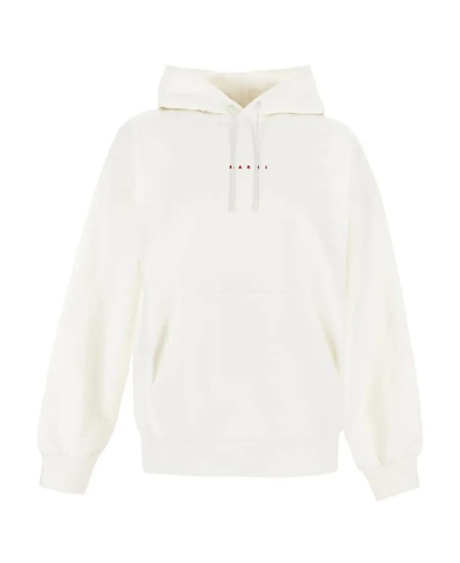 Logo Printed Drawstring Hoodie