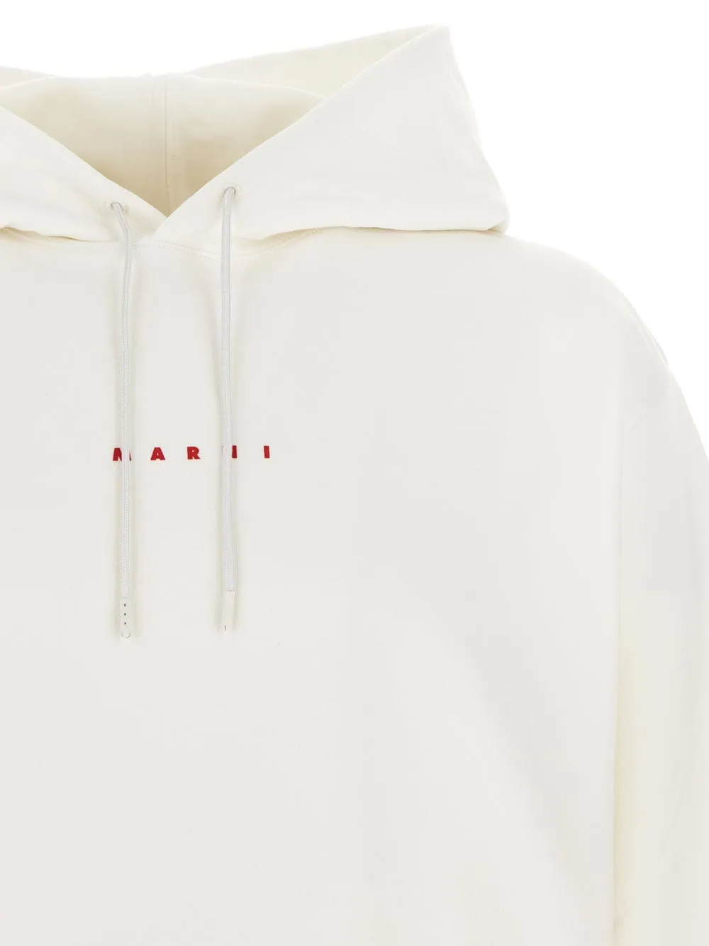 Logo Printed Drawstring Hoodie