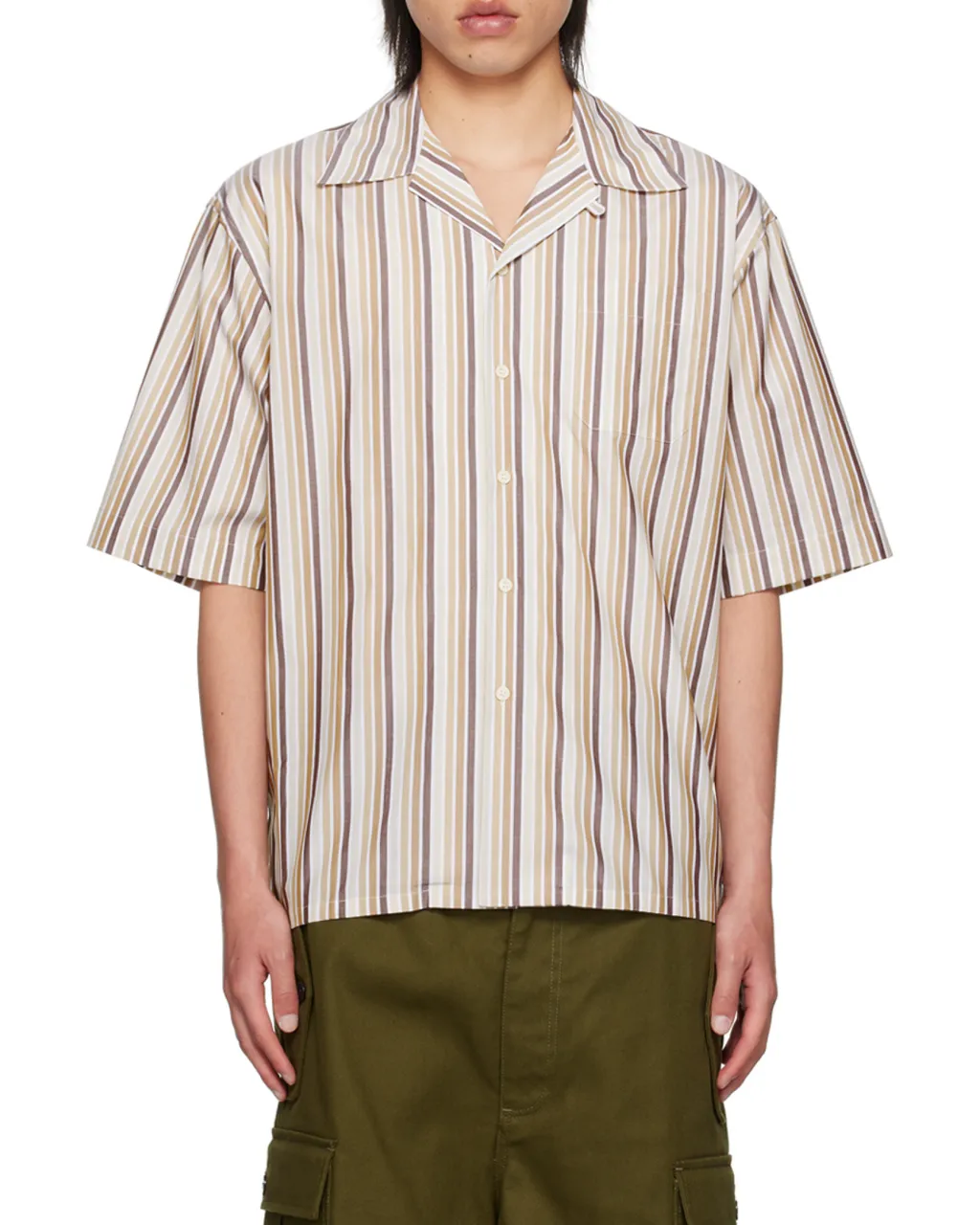 Striped Short-Sleeved Shirt