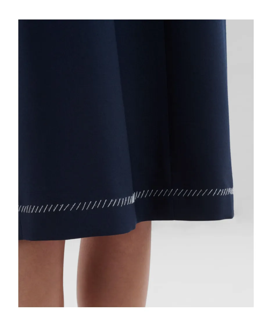 V-Neck Sleeveless Midi Dress