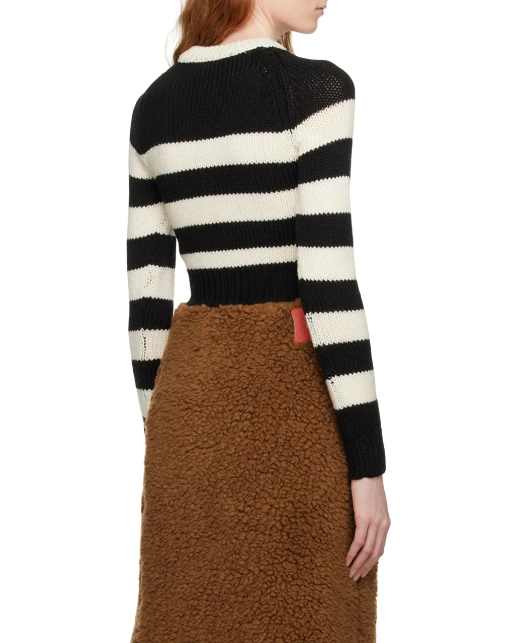 Striped Virgin-Wool Top