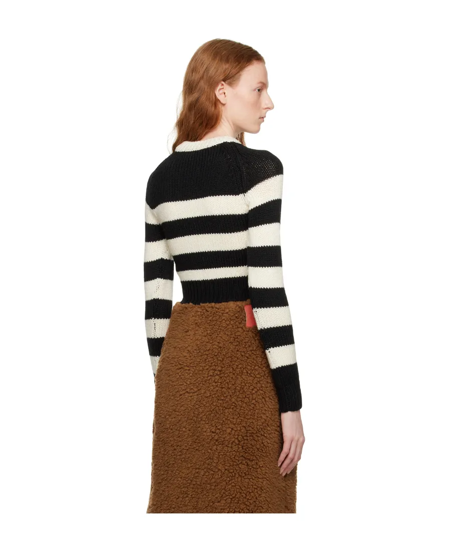 Striped Virgin-Wool Top