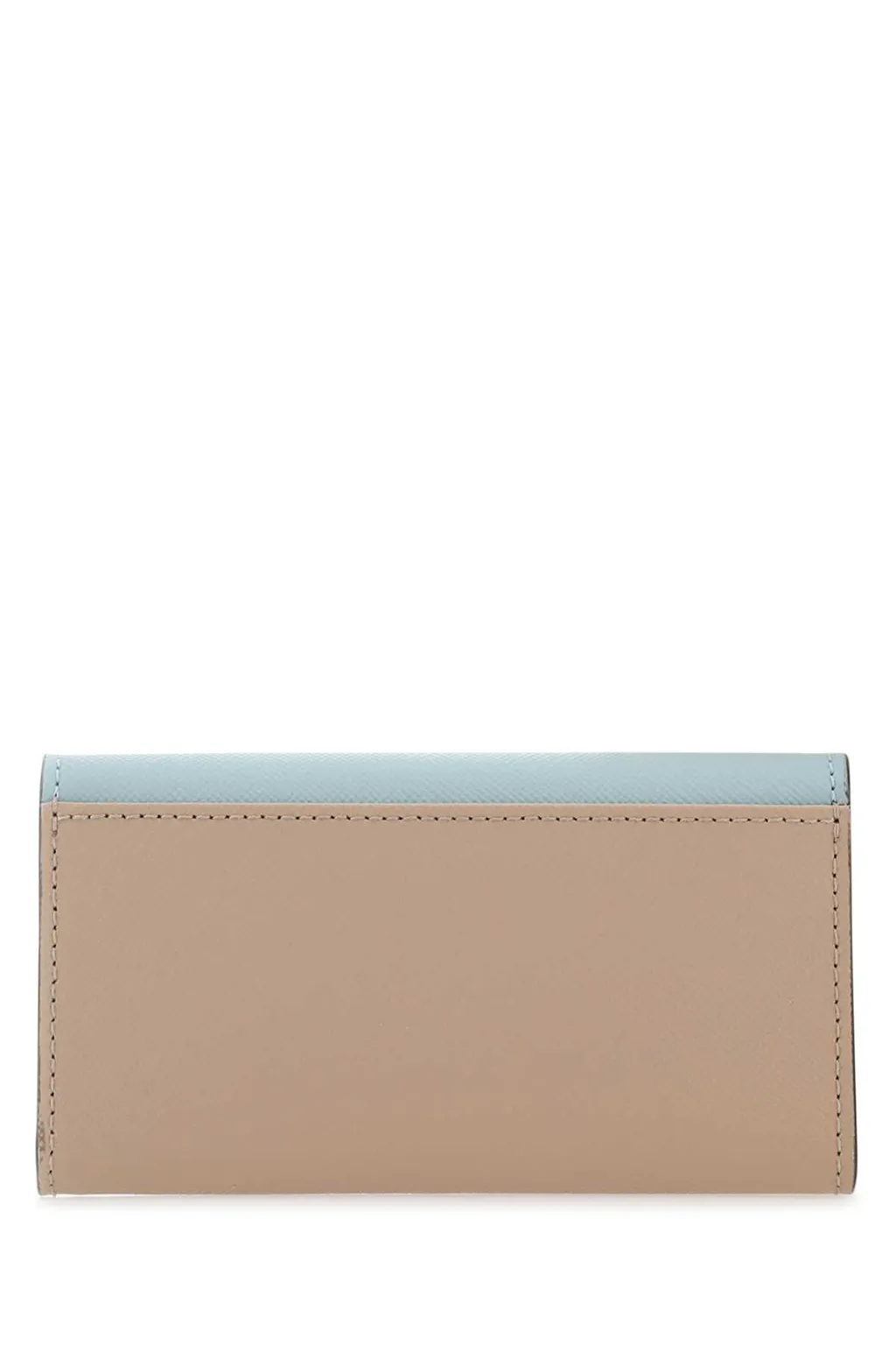 Logo Print Colour-Block Keyholder Wallet